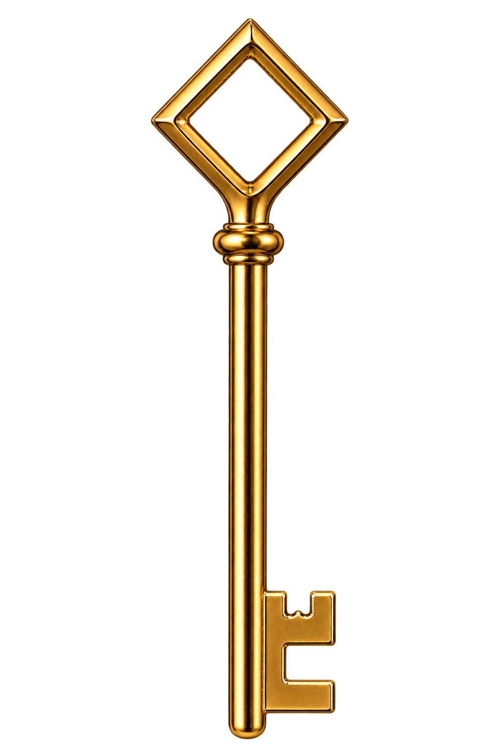 Hidden Key diamond-loop key